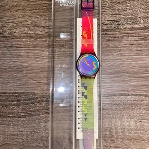 Vintage 80’s Stormy Weather Neon Swatch WORKS